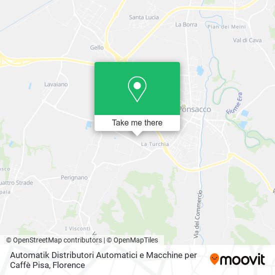 Automatik Distributori Automatici e Macchine per Caffè Pisa map
