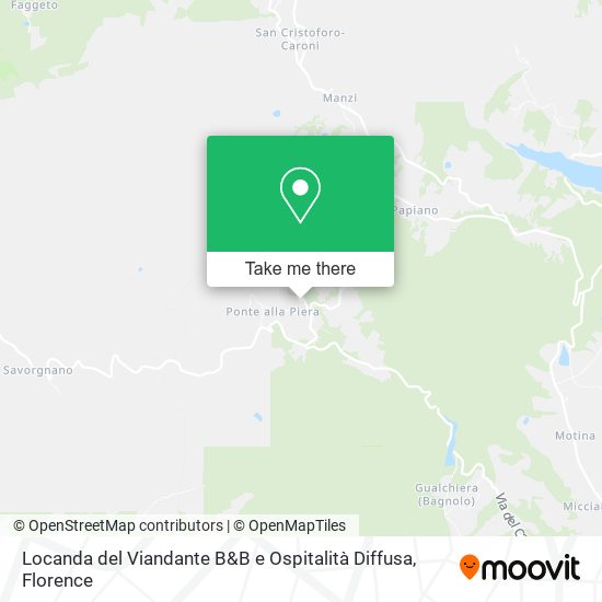 Locanda del Viandante B&B e Ospitalità Diffusa map