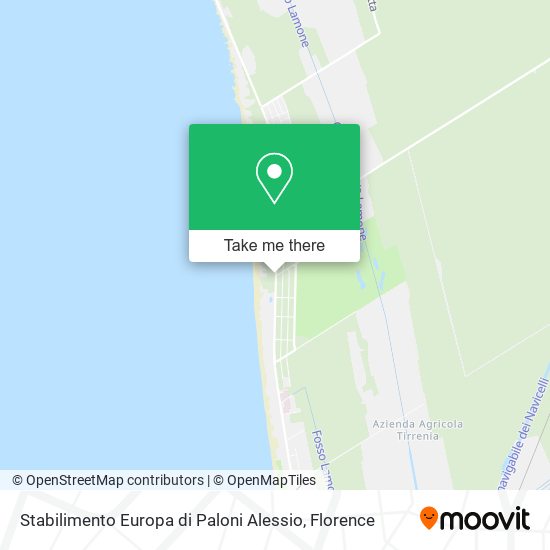 Stabilimento Europa di Paloni Alessio map