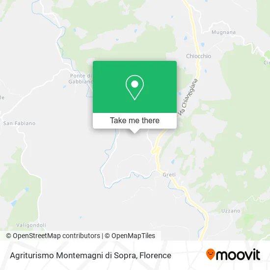 Agriturismo Montemagni di Sopra map