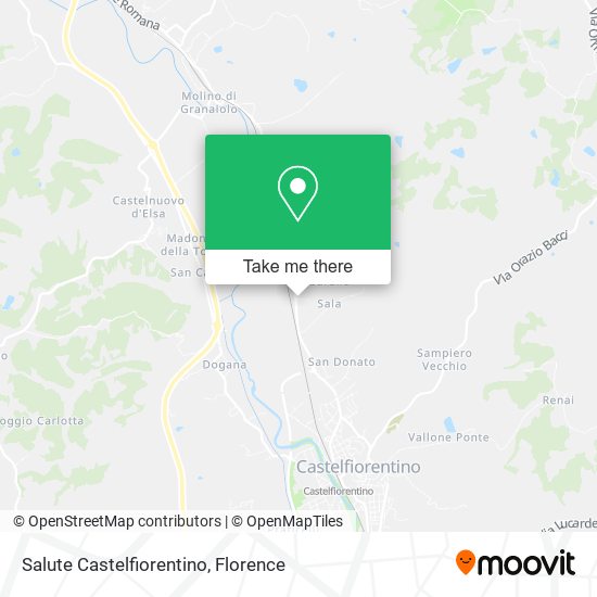 Salute Castelfiorentino map