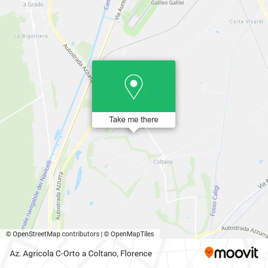 Az. Agricola C-Orto a Coltano map