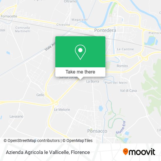 Azienda Agricola le Vallicelle map