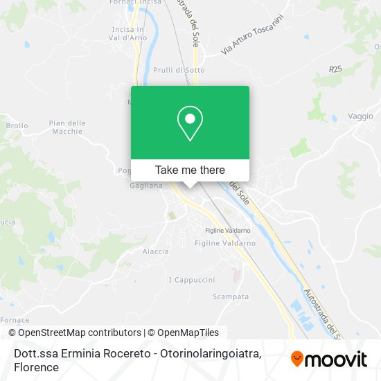 Dott.ssa Erminia Rocereto - Otorinolaringoiatra map