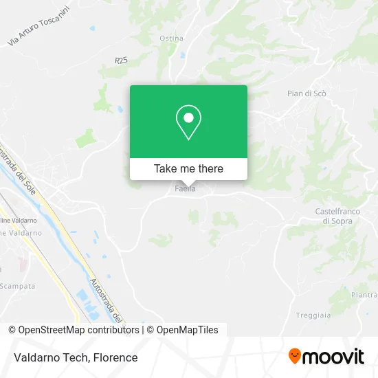 Valdarno Tech map