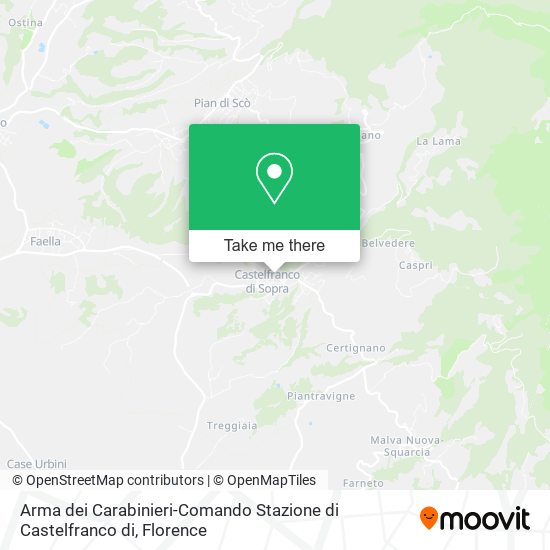 Arma dei Carabinieri-Comando Stazione di Castelfranco di map