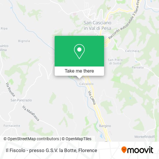 Il Fiscolo - presso G.S.V. la Botte map