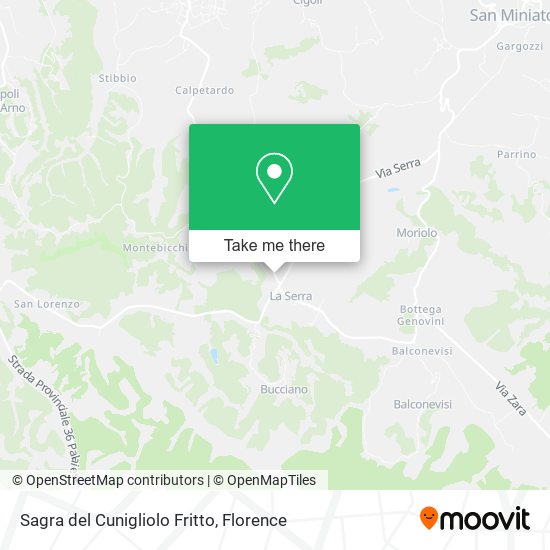 Sagra del Cunigliolo Fritto map