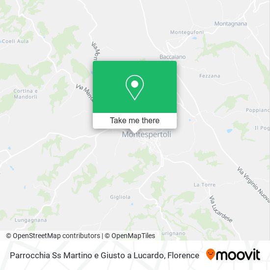 Parrocchia Ss Martino e Giusto a Lucardo map