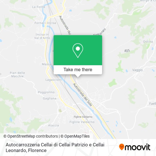 Autocarrozzeria Cellai di Cellai Patrizio e Cellai Leonardo map