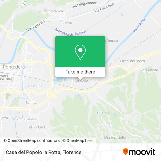 Casa del Popolo la Rotta map