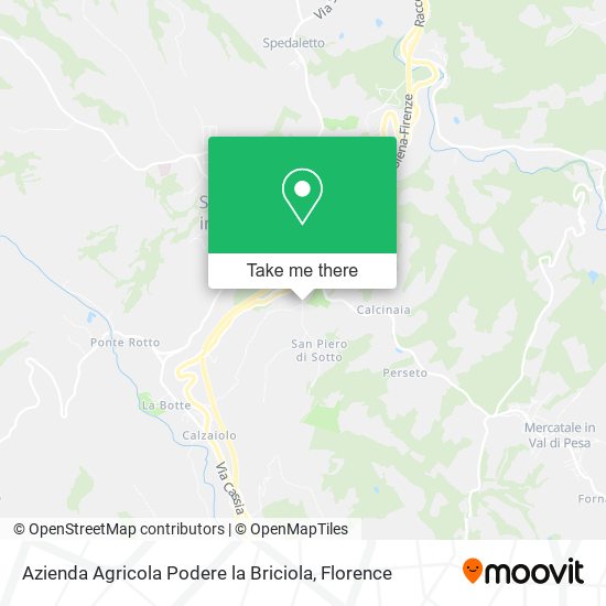 Azienda Agricola Podere la Briciola map
