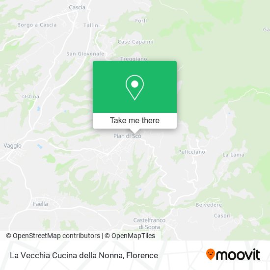 La Vecchia Cucina della Nonna map