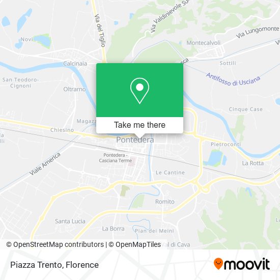 Piazza Trento map