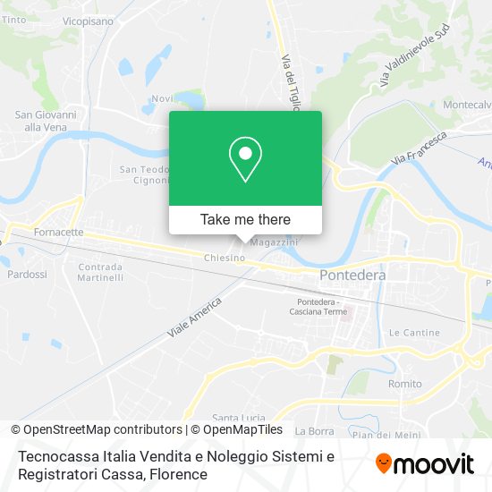 Tecnocassa Italia Vendita e Noleggio Sistemi e Registratori Cassa map