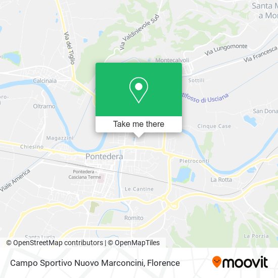 Campo Sportivo Nuovo Marconcini map
