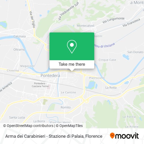 Arma dei Carabinieri - Stazione di Palaia map