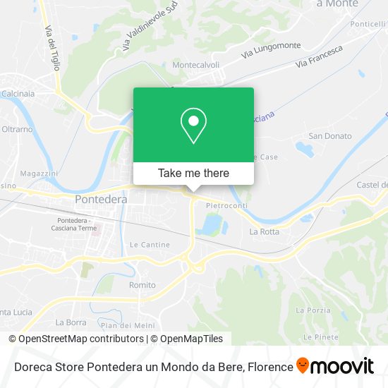 Doreca Store Pontedera un Mondo da Bere map