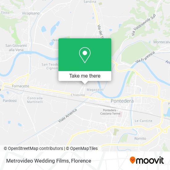 Metrovideo Wedding Films map