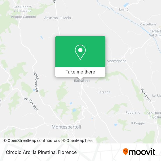 Circolo Arci la Pinetina map