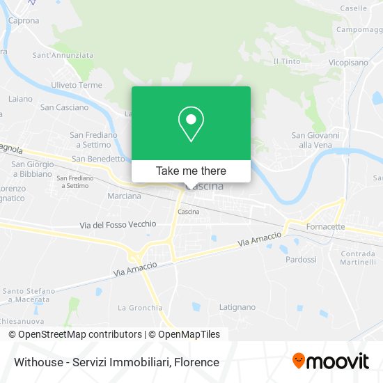 Withouse - Servizi Immobiliari map
