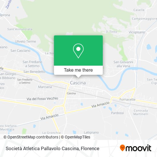 Società Atletica Pallavolo Cascina map