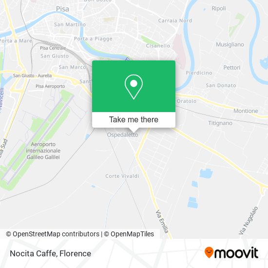 Nocita Caffe map