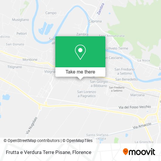 Frutta e Verdura Terre Pisane map