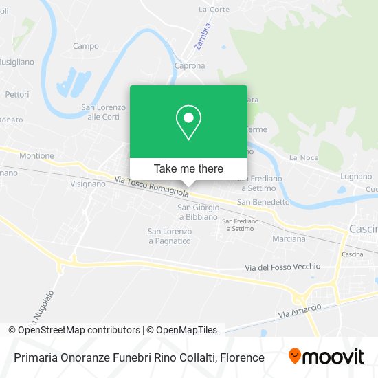Primaria Onoranze Funebri Rino Collalti map