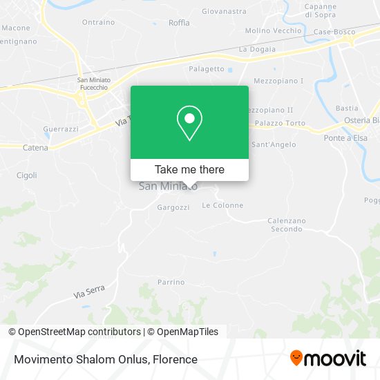 Movimento Shalom Onlus map