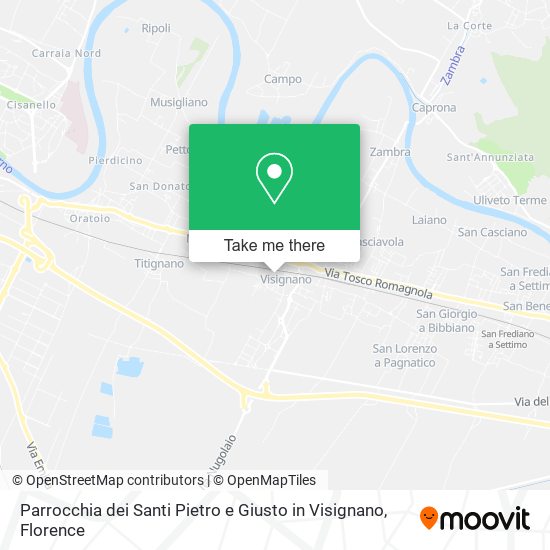 Parrocchia dei Santi Pietro e Giusto in Visignano map