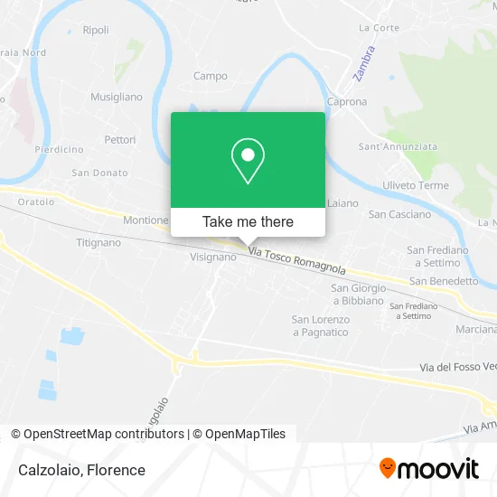 Calzolaio map