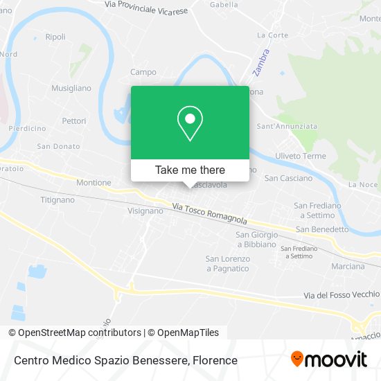 Centro Medico Spazio Benessere map