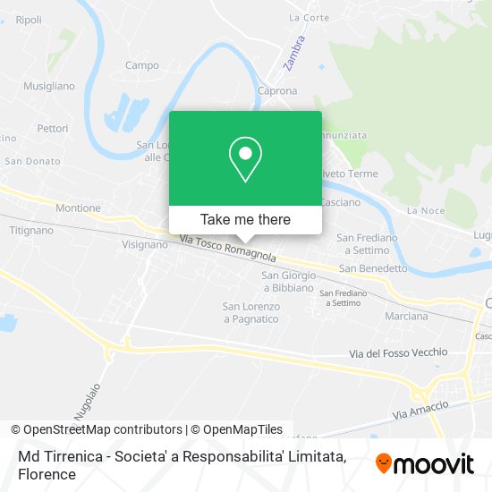 Md Tirrenica - Societa' a Responsabilita' Limitata map