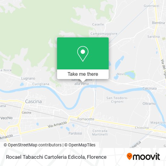 Rocael Tabacchi Cartoleria Edicola map