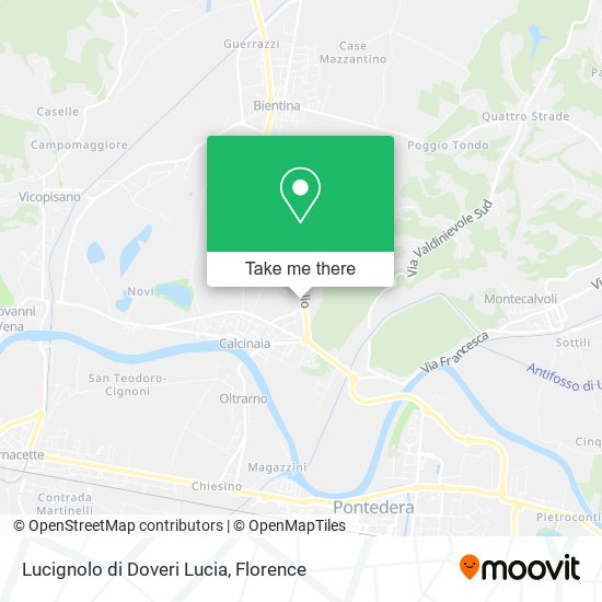 Lucignolo di Doveri Lucia map