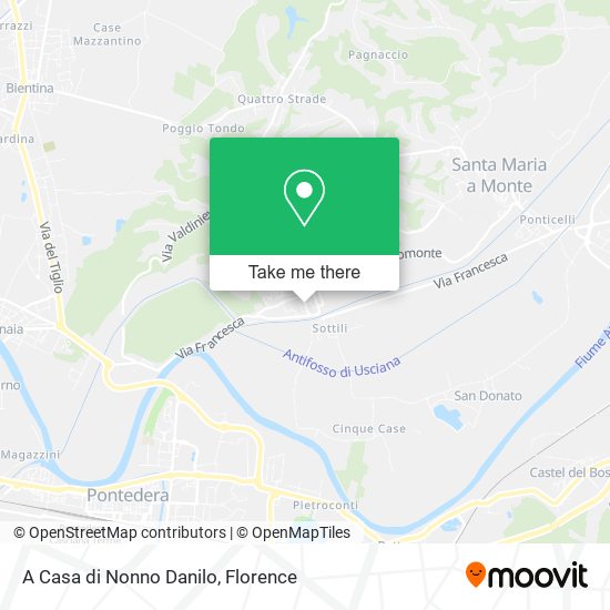 A Casa di Nonno Danilo map