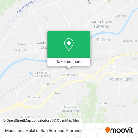 Macelleria Halal di San Romano map