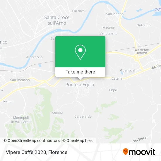 Vipere Caffè 2020 map
