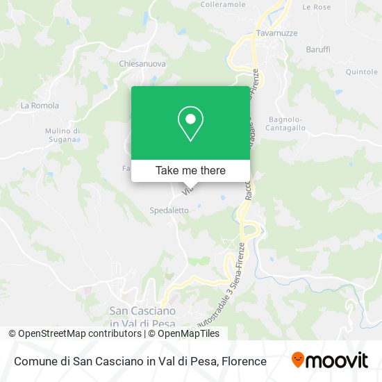 Comune di San Casciano in Val di Pesa map