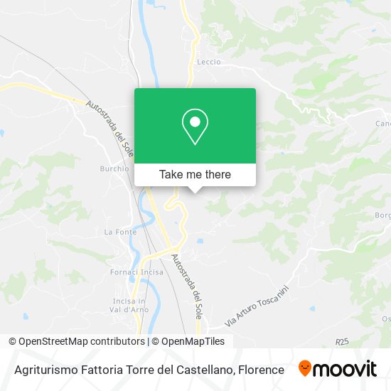 Agriturismo Fattoria Torre del Castellano map