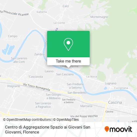 Centro di Aggregazione Spazio ai Giovani San Giovanni map