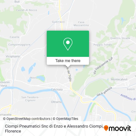 Ciompi Pneumatici Snc di Enzo e Alessandro Ciompi map