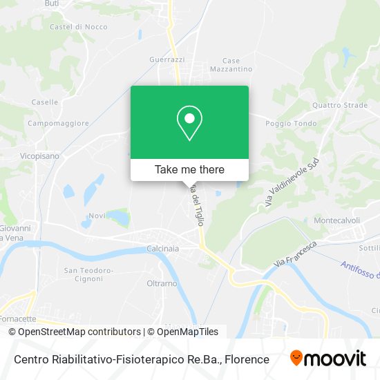 Centro Riabilitativo-Fisioterapico Re.Ba. map