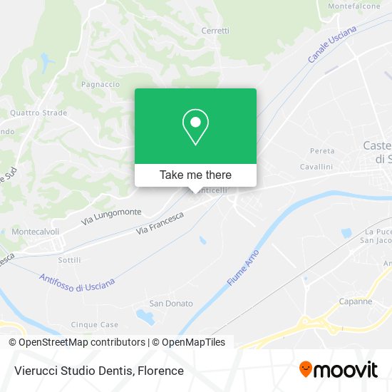 Vierucci Studio Dentis map