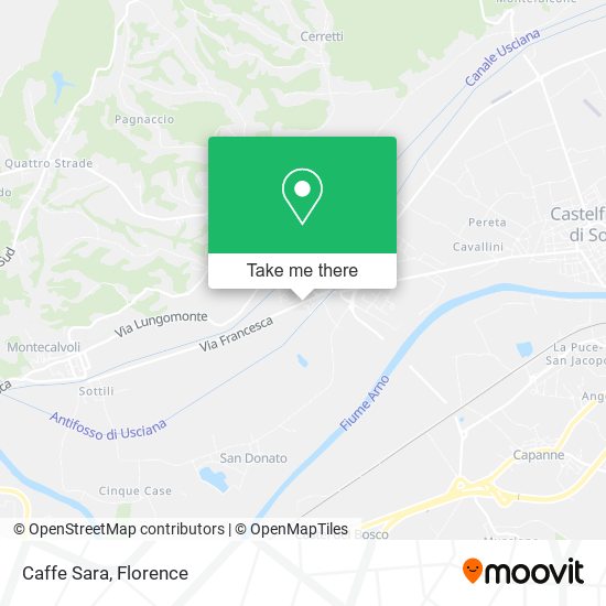 Caffe Sara map