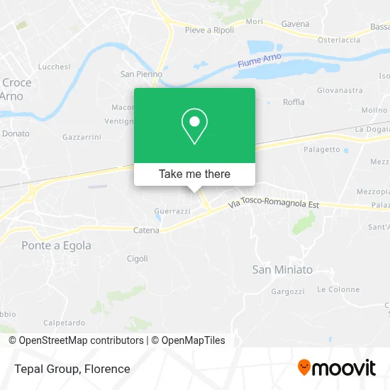 Tepal Group map