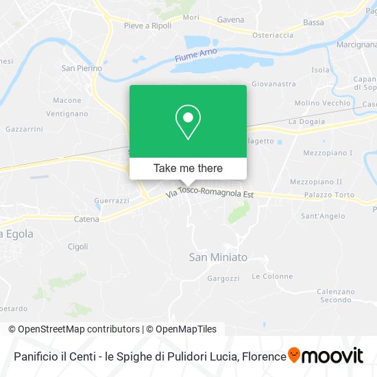 Panificio il Centi - le Spighe di Pulidori Lucia map