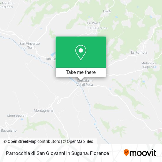 Parrocchia di San Giovanni in Sugana map