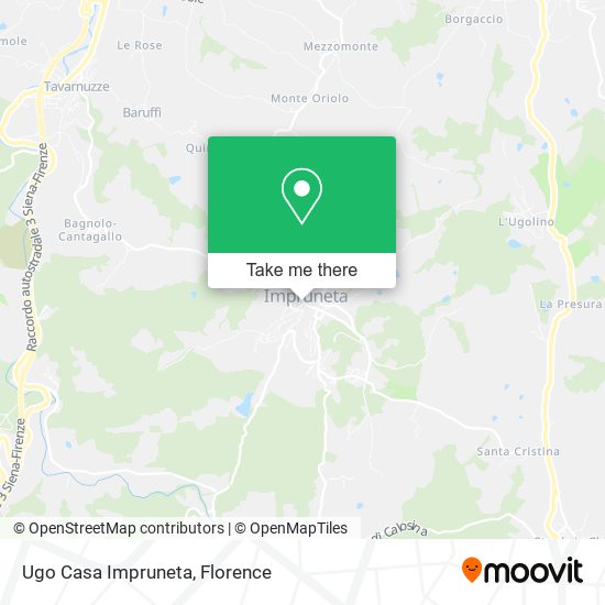 Ugo Casa Impruneta map
